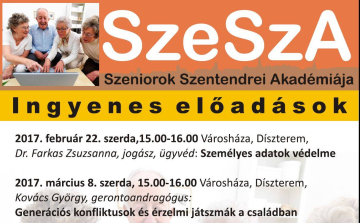Tizedik féléve kezdődik a Szenior Szentendrei Akadémiáján!