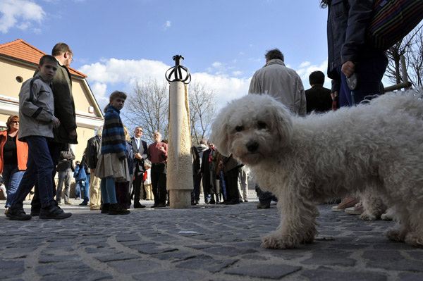 szoboravatás, szobor, Szentendre,