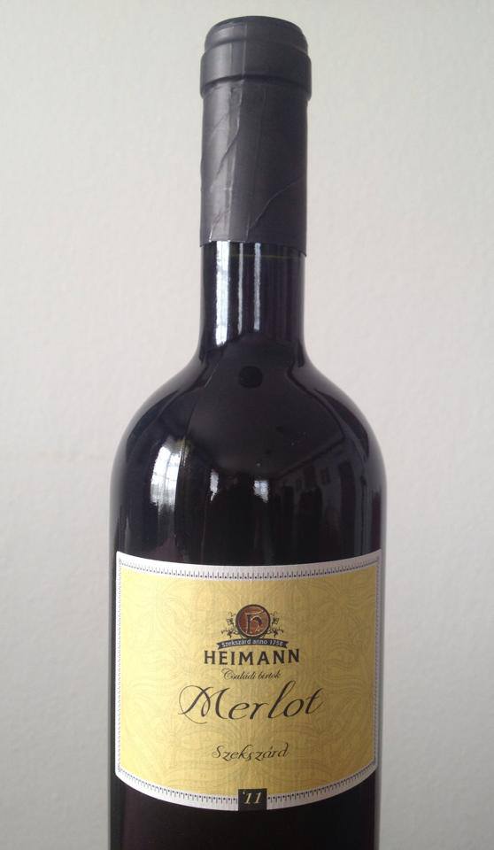 Szentendre Város Bora - Heimann Szekszárdi Merlot 2011