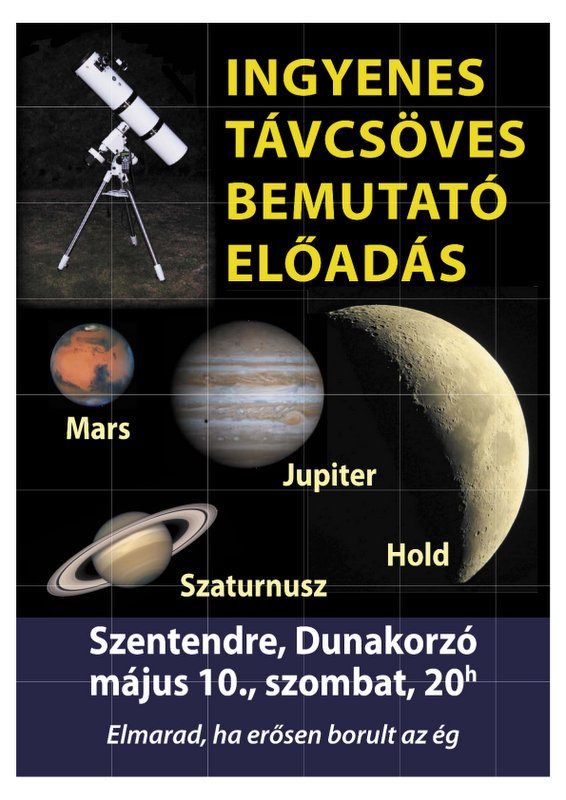 Csillagászati bemutató Szentendrén
