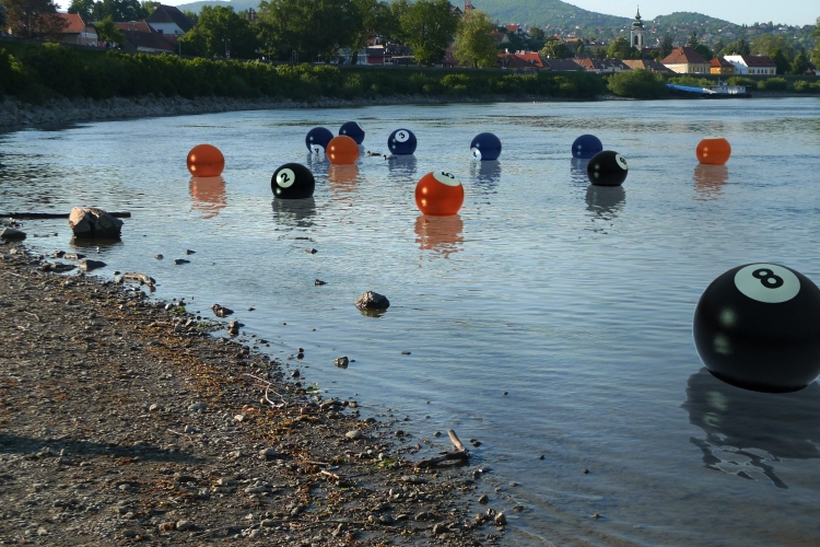 River-pool installáció a Dunán