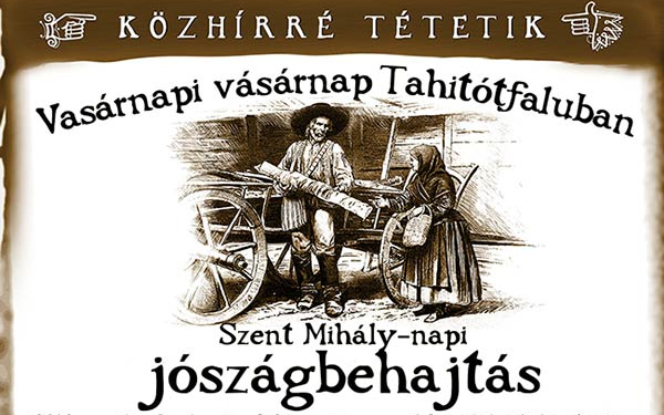 Szent Mihály-napi jószágbehajtás