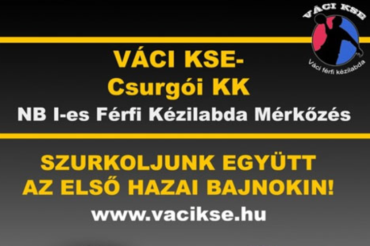 Csak a Csurgó? – ma pályán a váci késisek