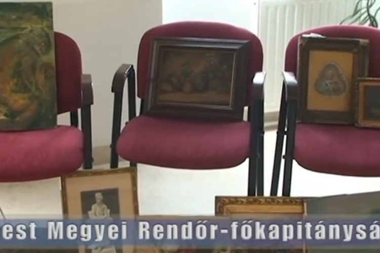 Több száz lopott festmény Szentendrén - várják tulajdonosaikat!