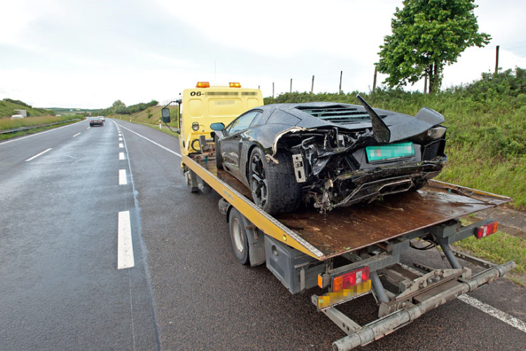 Így törte meg Dzsudzsák Balázs vasárnap Lamborghinijét