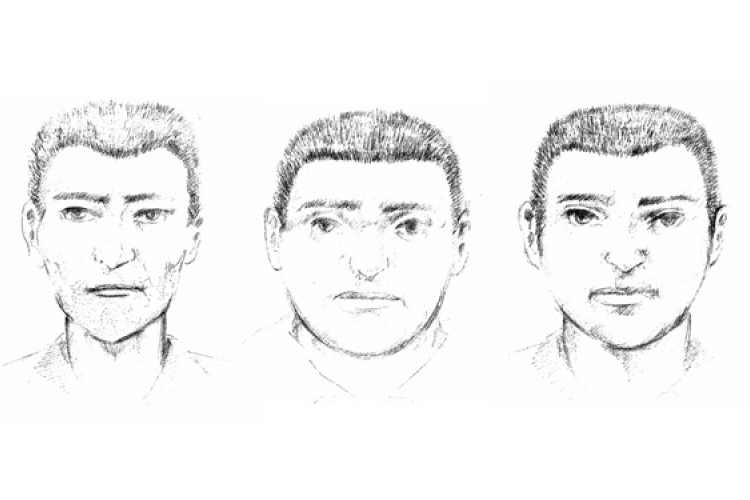 Három férfi késsel rabolt ki egy biciklis nőt Szentendrén – grafikán az elkövetők