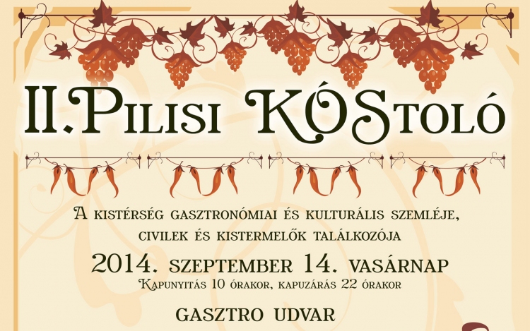 Ismét Pilis Kóstoló – a kistérség gasztronómiai és kulturális szemléje