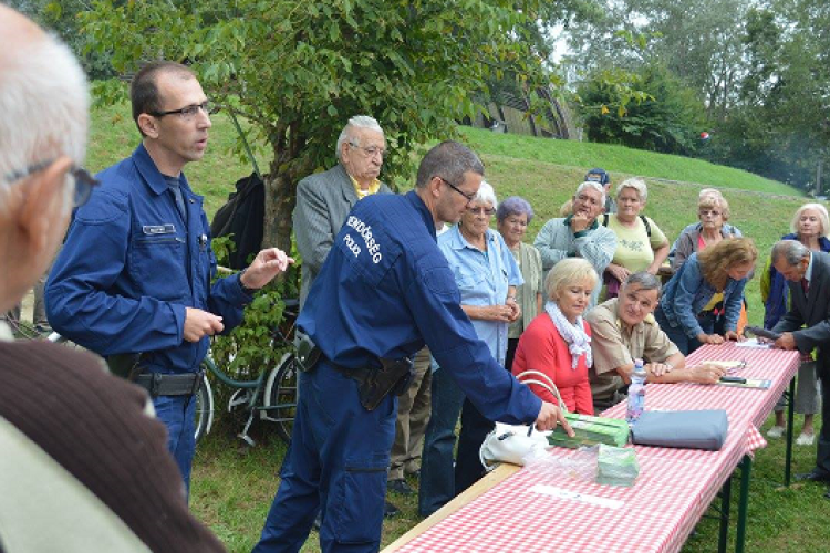 Nyugdíjas találkozón a rendőreink