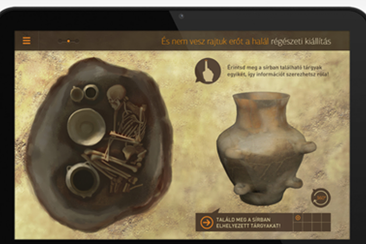 Interaktív régészeti kiállítás Szentendrén - tablettel múzeumban