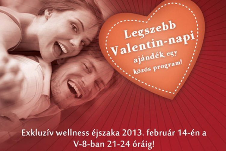 Exkluzív wellness éjszaka Valentin napra