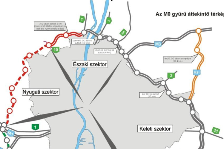 Alagutak és M0-s folytatás – kiírták a tendert a Budakalász és Solymár közötti autóútra