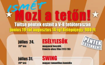 Ismét mozi a V-8 tetőn!