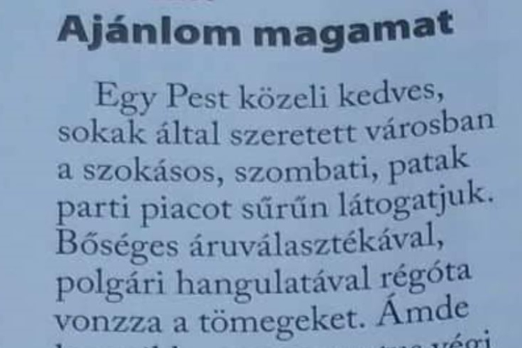 Ajánlom magamat