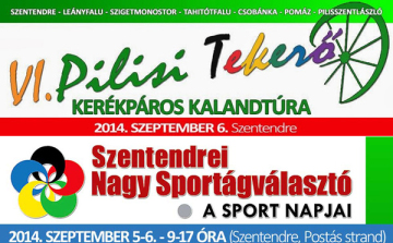 Idén is lesz Pilisi Tekerő és Szentendrei Nagy Sportágválasztó