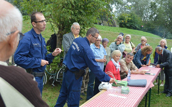 Nyugdíjas találkozón a rendőreink