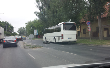 Motorbaleset Szentendrén - forgalomlezárás és dugók