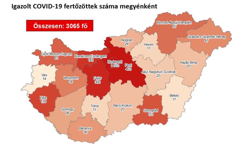 Kisebb mértékben nőtt a koronavírus-fertőzöttek száma, elhunyt 12 beteg