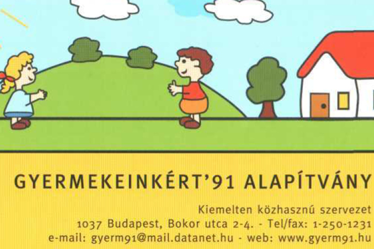 Gyermekeinkért az egy 1 százalékot!