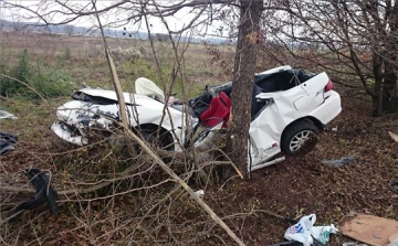 Iszonyatosan összetört az autó a budakalászi halálos balesetben - FOTÓK