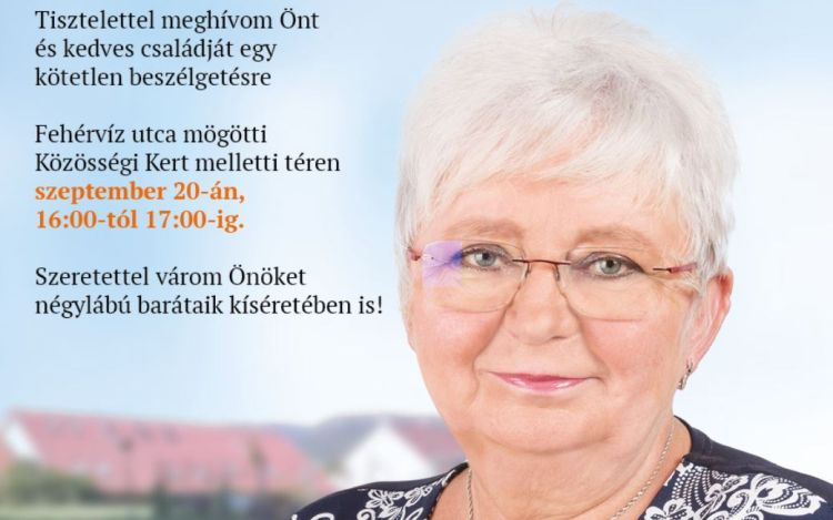 Kötetlen beszélgetés Kiss Károlynéval