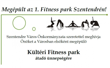 Megépült az első Fitness Park Szentendrén