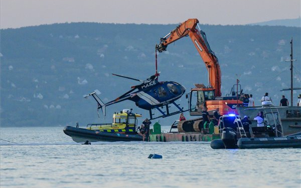 ORFK: egyelőre ismeretlen a rendőrségi helikopter balesetének oka