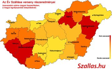 Év szállása választás: Szentendre jelenleg a 70.