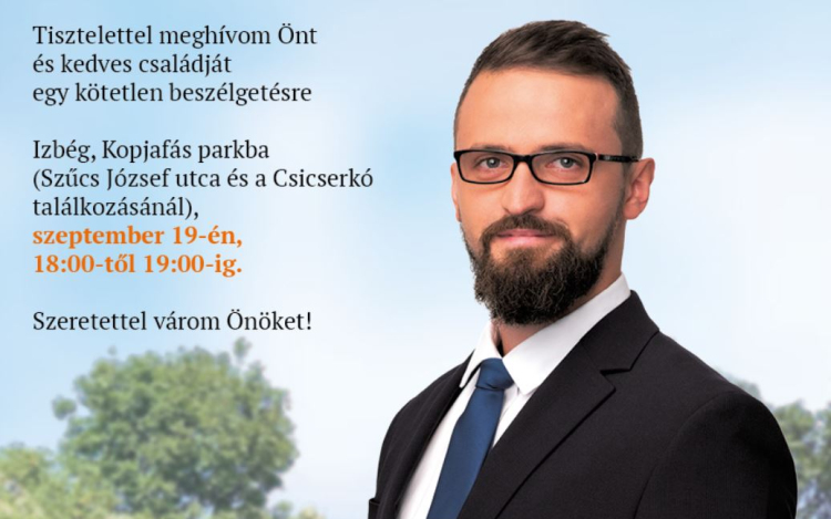 Izbégi fórum Móricz János képviselőjelölttel