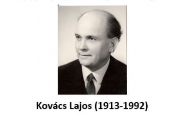 Emléktábla Kovács Lajos tanár úr emlékére