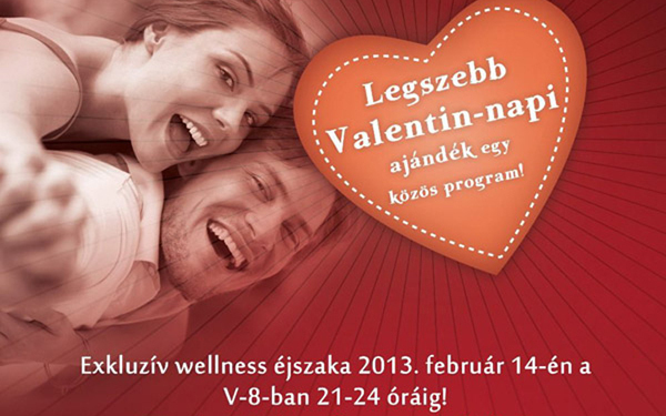 Exkluzív wellness éjszaka Valentin napra